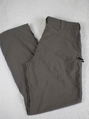 ExOfficio women's hiking/travel cargo pants Size 10 Gray/Security Pockets